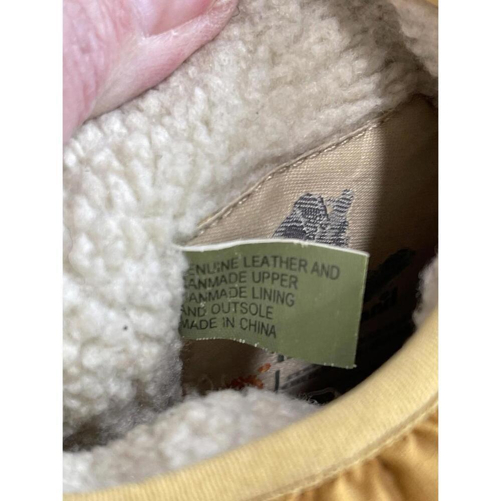 Timberland 650 Women’s Wheat Suede Leather Fleece Insulated Winter Boots Sz 7 - Picture 9 of 9